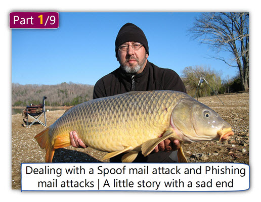 Dealing with a Spoof mail attack and Phishing mail attacks | a little story with a sad end | Part 1#9